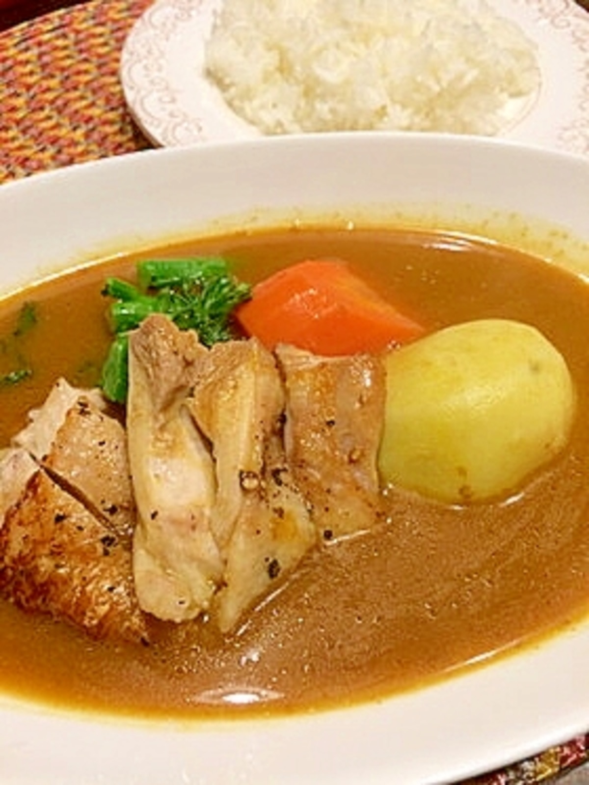 ダイショーカレー鍋の素で スープカレー レシピ 作り方 By Liarra 楽天レシピ ダイショーカレー鍋の素で スープカレー レシピ 作り方 By Liarra 楽天レシピ